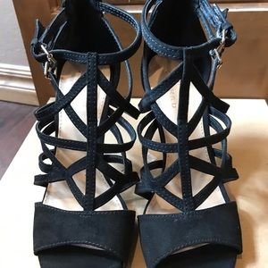 Gorgeous  black strap high heels